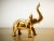Vintage Gold Brass Elephant, in Very Good conditions. Designed 1960 to 1969