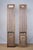 Pair of hand painted door/window panels, late 20th century, Japanese. Top sections are solid with painted fish motifs that...