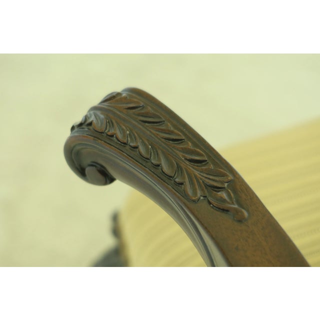 Set of 8 Georgian Mahogany Ribbon Back Dining Room Chairs For Sale In Philadelphia - Image 6 of 13