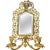 Bradley & Hubbard Co. Brass Beveled Mirror With Sconces For Sale