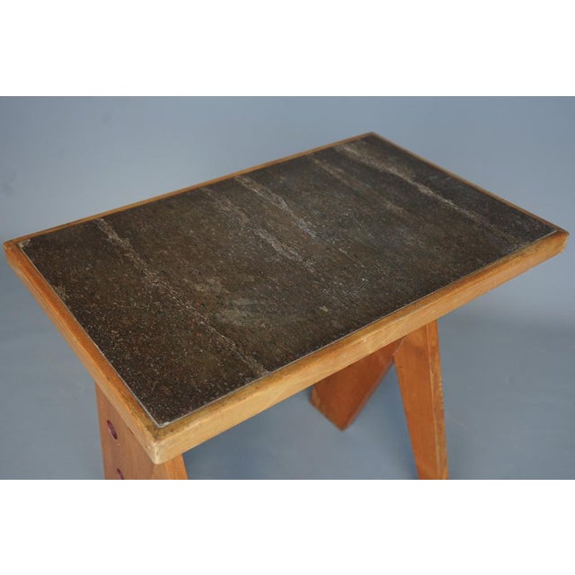 Small Mid-Century Modernist French Desk, 1950s For Sale - Image 11 of 12