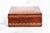 Gold Mid Century Vintage Wood Leather Box Dresser Desk Home Decor For Sale - Image 8 of 10