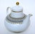 Transitional Moorish Style Porcelain Tea Pot For Sale - Image 3 of 7