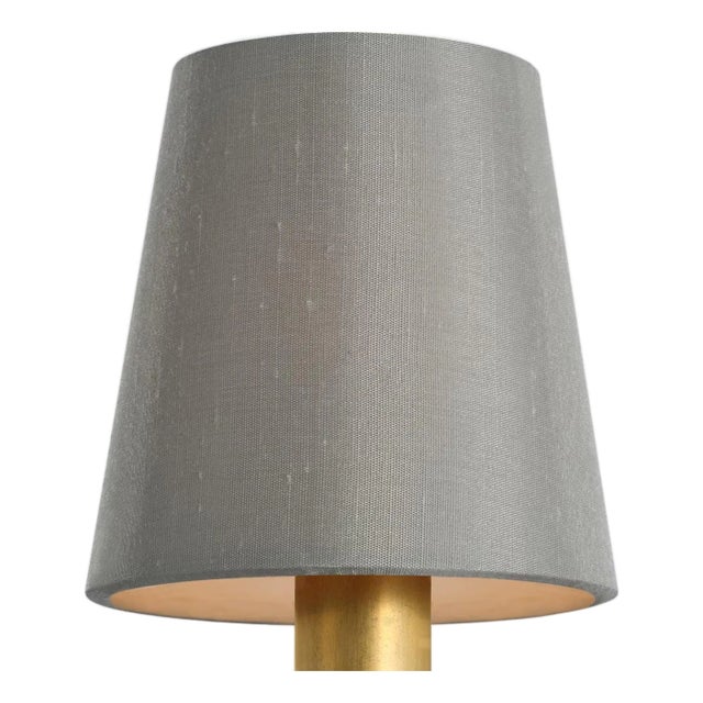 Visual Comfort Signature 4" Mist Silk Empire Shade For Sale