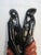 African Vintage African Wood Carved Wall Decor 2 Ladies For Sale - Image 3 of 10