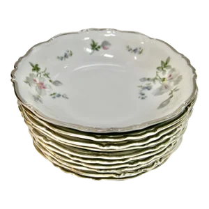 Vintage Set Edelstein Maria-Theresia Lynn Pattern Soup Bowls- 10 Pieces