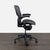 Modern Herman Miller Aeron Size B Ergonomic Office Chair - Adjustable, Black Mesh For Sale - Image 3 of 8