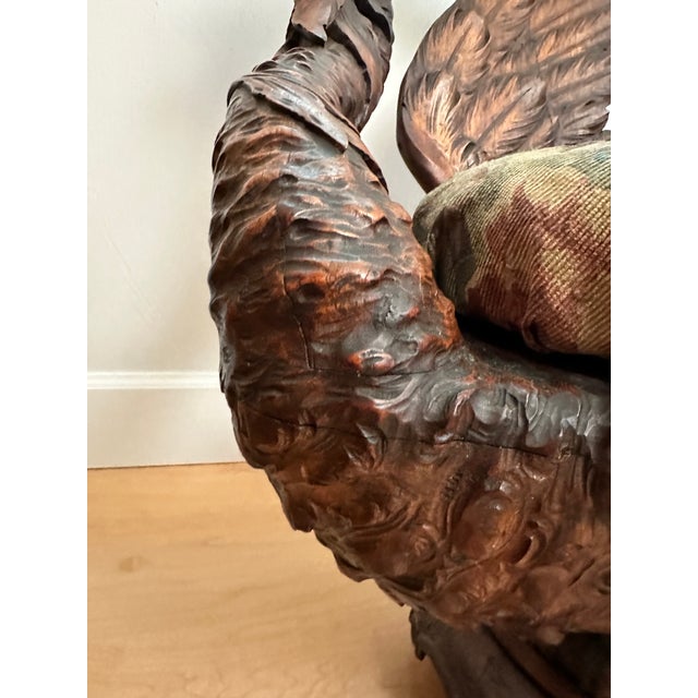 Early 19th Century Antique Hand Carved French Bird Vanity Chair For Sale - Image 4 of 11