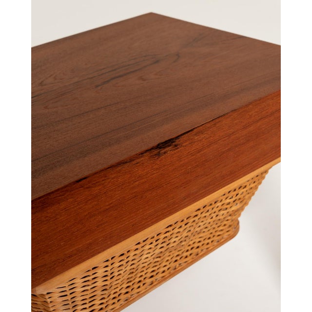 Brown Model 35 Bedside Tables by Severin Hansen for Haslev, 1960s, Set of 2 For Sale - Image 8 of 14