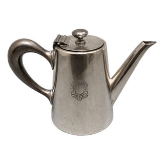 Vintage Christofle Silver-Plated Coffee Pot for Casino Municipal De Nice, 1930s For Sale