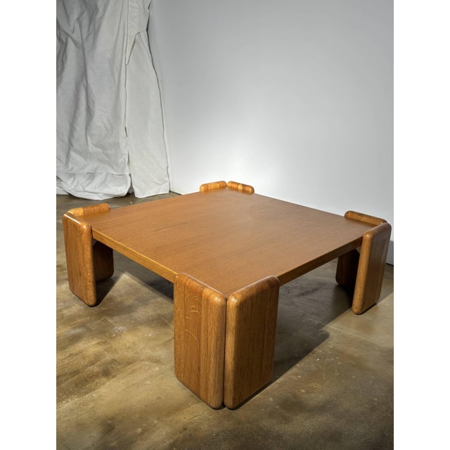 Oak Coffee Table by Mario Marenco for Mobilgirgi, Italy, 1970s For Sale - Image 16 of 18