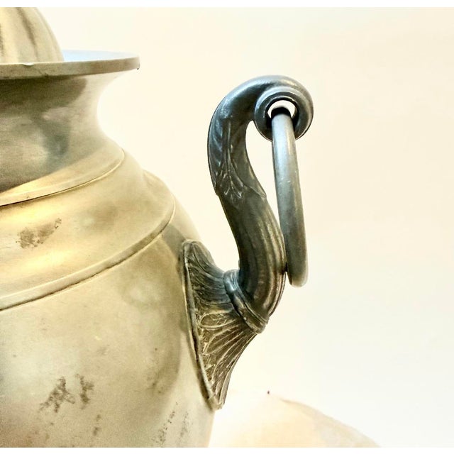 Art Nouveau Samowar in Metal, 1890s, in Worn conditions. Designed 1890 to 1919