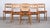 Original set of six “Razor Blade” dining chairs designed by Henning Kjærnulf and produced by Nyrup Møbelfabrik in Denmark...
