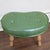 Mid-Century Modern Mid-Century Green Vinyl Kidney-Shaped Footstool Ottoman, C. 1950s–60s For Sale - Image 3 of 11