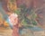 Antique Still Life Oil Painting: Flowers & Food, Soviet Ukrainian Art 35-43 For Sale - Image 6 of 6
