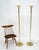 Pair of Clover Shape Base Trumpet Shades Brass Floor Lamps c1970s For Sale - Image 15 of 18