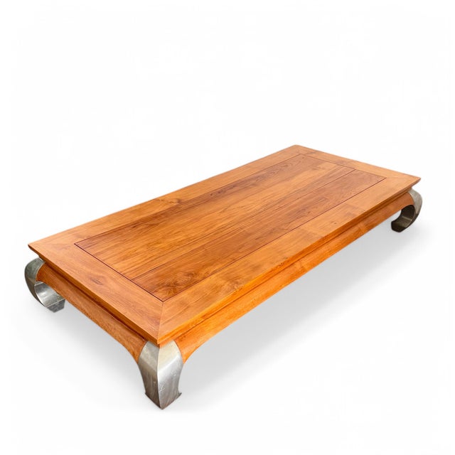 Jan des Bouvrie 1990s Gunther Lambert Sumatra Tea and Coffee Table For Sale - Image 4 of 7