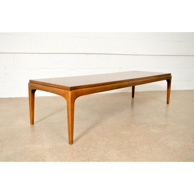 Mid Century Lane Walnut Coffee Table | Chairish