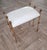 Maitland - Smith Maitland Smith Gilt Metal Bench For Sale - Image 4 of 12