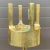 1960s Swedish Modernist Tall Brass Candlesticks After Pierre Forsell for Skultuna - Set 4 For Sale - Image 12 of 13
