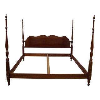 Late 20th Century Pennsylvania House Cherry Collection King Poster Bed For Sale
