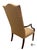 Vintage Southwood Chippendale Style Upholstered Mahogany Frame Bergere Chairs - Pair For Sale In Greensboro - Image 6 of 12
