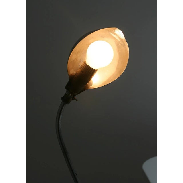 Copper Small Vintage Industrial Table Lamp For Sale - Image 8 of 10