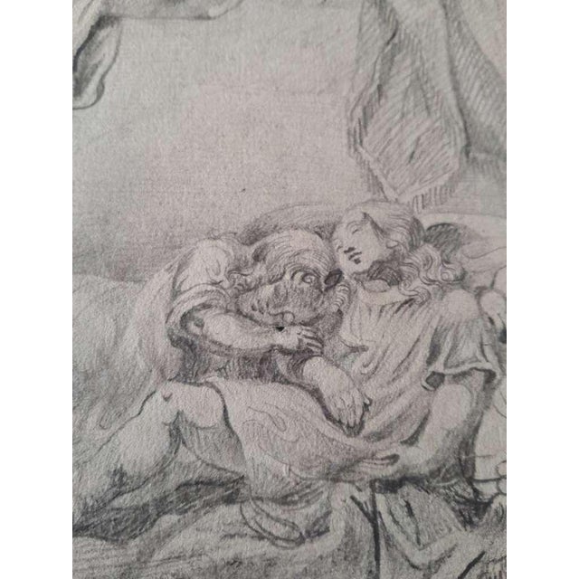 Antique White Baroque Allegory – Circle of Guido Reni, 17th Century For Sale - Image 8 of 11