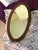 1960s Pair of Rare Antique Oval Gesso Over Wood Wall Mirrors (Matching Set – 19”x35”) For Sale - Image 5 of 7