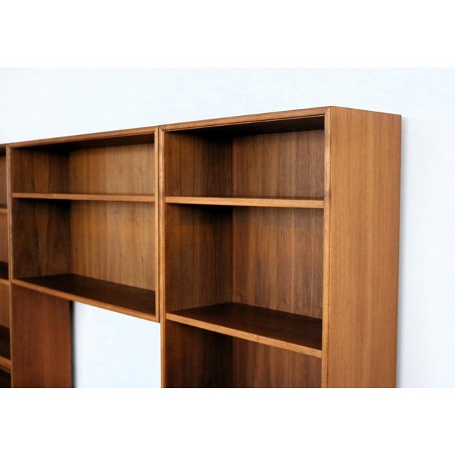 Wood Vintage Bookcase, Sweden, 1960s For Sale - Image 7 of 10