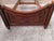 1980s Vintage Twin Headboard Footboard Rails Dark Wood Tone For Sale - Image 5 of 6