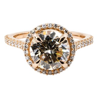 Late 20th Century 2.80 OP VS1 RB GIA Ring, Size 7 For Sale