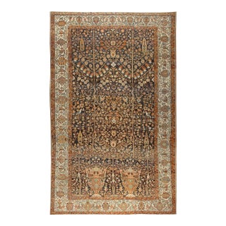 Early 20th Century Persian Bakhtiari Oversize Snake Rug - 13'7" x 22' For Sale