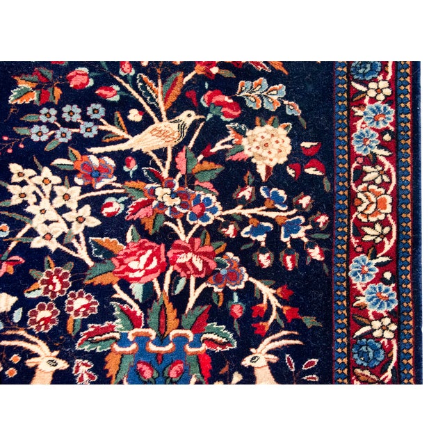 Early 20th Century Persian Kashan Rug For Sale - Image 11 of 14