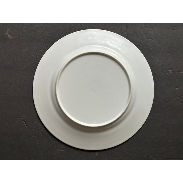 Blue French Country Style Blue and Yellow Decorative Plate For Sale - Image 8 of 10