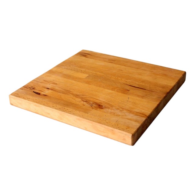 Vintage Handmade Wood Cutting Board For Sale