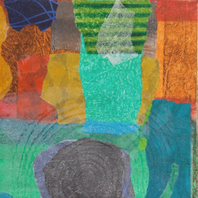 Paper 'View of Crete' by Douglas McClellan, 1988; Abstract Monotype, California Artist, Sfmoma, Lacma and Metropolitan Museum For Sale - Image 7 of 12