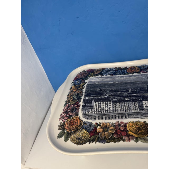 1960s Torino 1966 Tray by Piero Fornasetti For Sale - Image 5 of 13