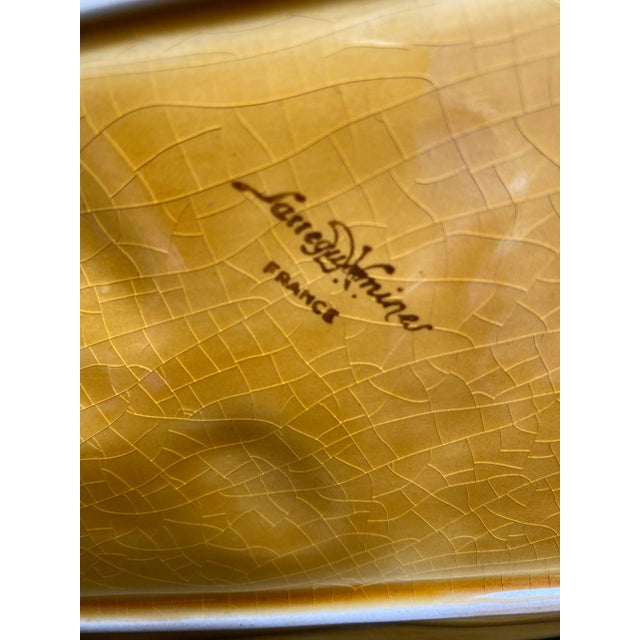 French Antique Sarreguemines France Majolica Platter For Sale - Image 3 of 7
