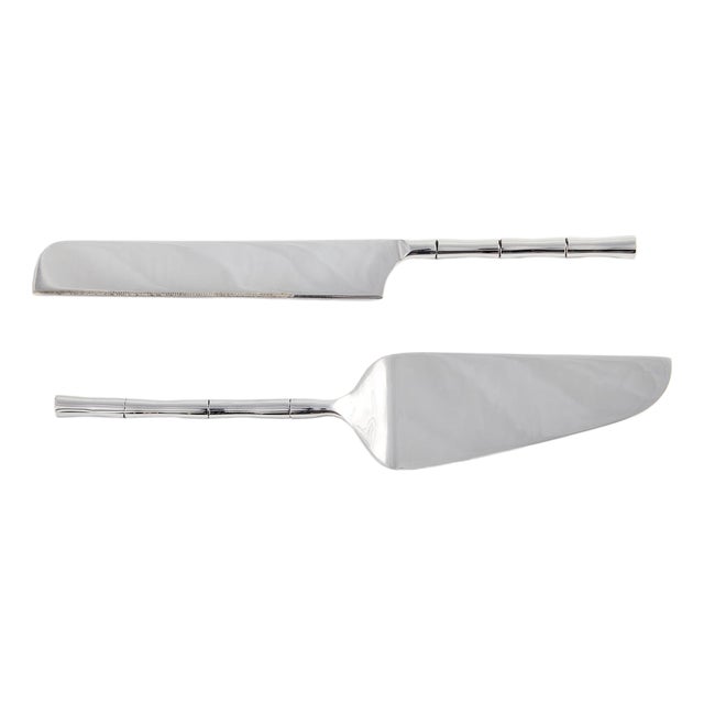 Grove Dessert Servers, Set Of 2 For Sale