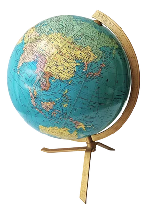 Physical Table Illuminated Globe, 1974