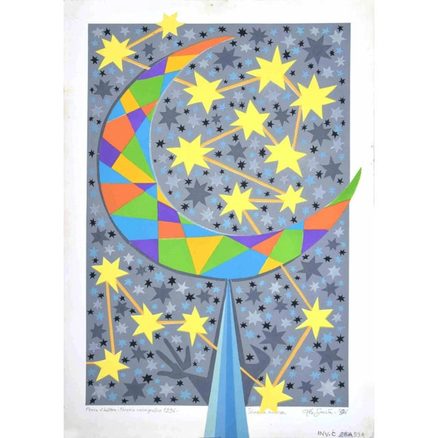 Luna in bilico is an original artwork realized in 1996 by the italian contemporary artist leo guida (1992 - 2017)....