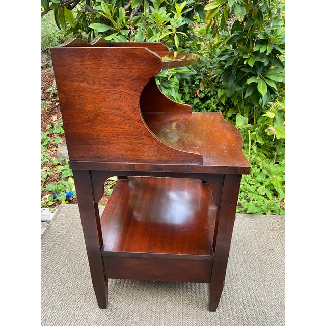 Traditional Drexel Nightstands End Tables Vintage of Mahogany Pair For Sale - Image 3 of 10