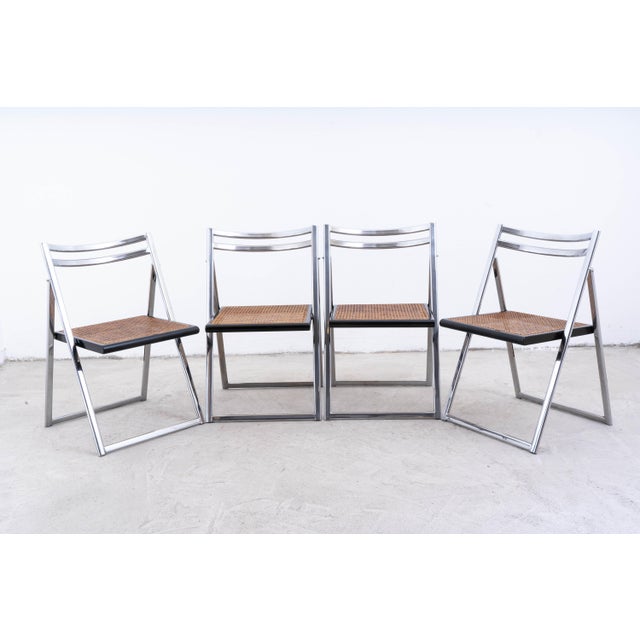 Rattan Flip Chairs from Arrben, Set of 4 For Sale - Image 15 of 15