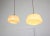 Mid-Century Glass & Brass Pendant Lamp, Set of 2 For Sale - Image 18 of 18
