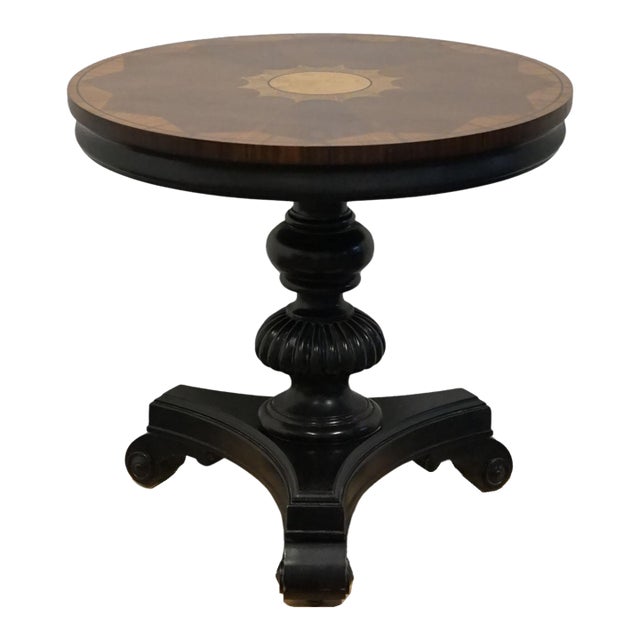 Thomasville Furniture Ernest Hemingway the Fifth Column Contemporary Traditional 28" Round Accent Table 46239-231-1 For Sale