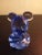 1980s 1980s Blue Art Glass Mouse Figurine For Sale - Image 5 of 5