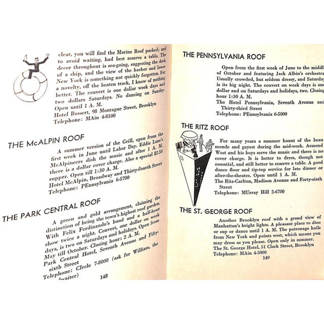 "Night Life: Vanity Fair's Intimate Guide to New York After Dark" 1931 Shaw, Charles G. For Sale - Image 10 of 11
