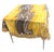 1970s Vera Neumann Round 58" Cotton Tablecloth With Fringe For Sale - Image 5 of 10