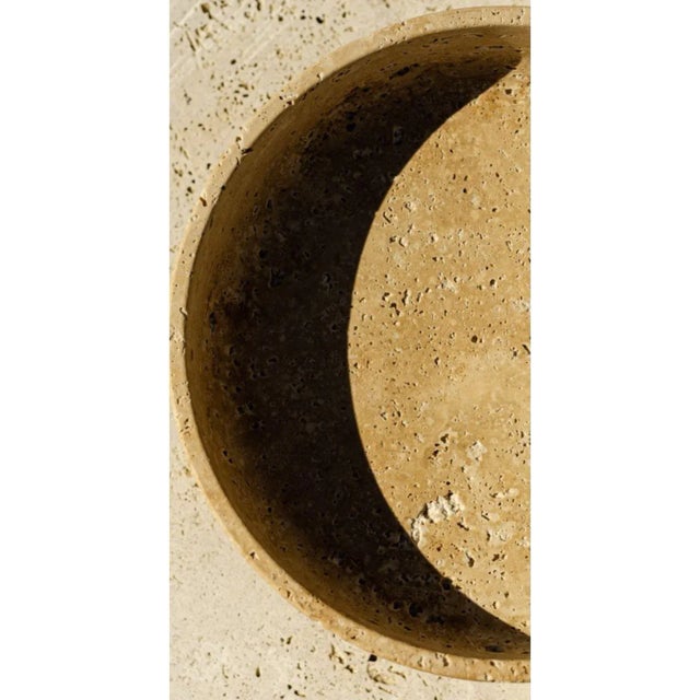 Stone Swing Marble Serving Bowl by Essenzia For Sale - Image 7 of 8